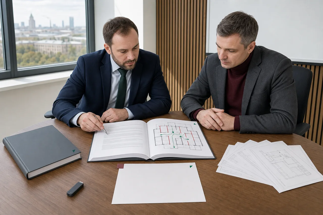Внутренняя проверка текстовой и графической частей готового комплекта МОПБ