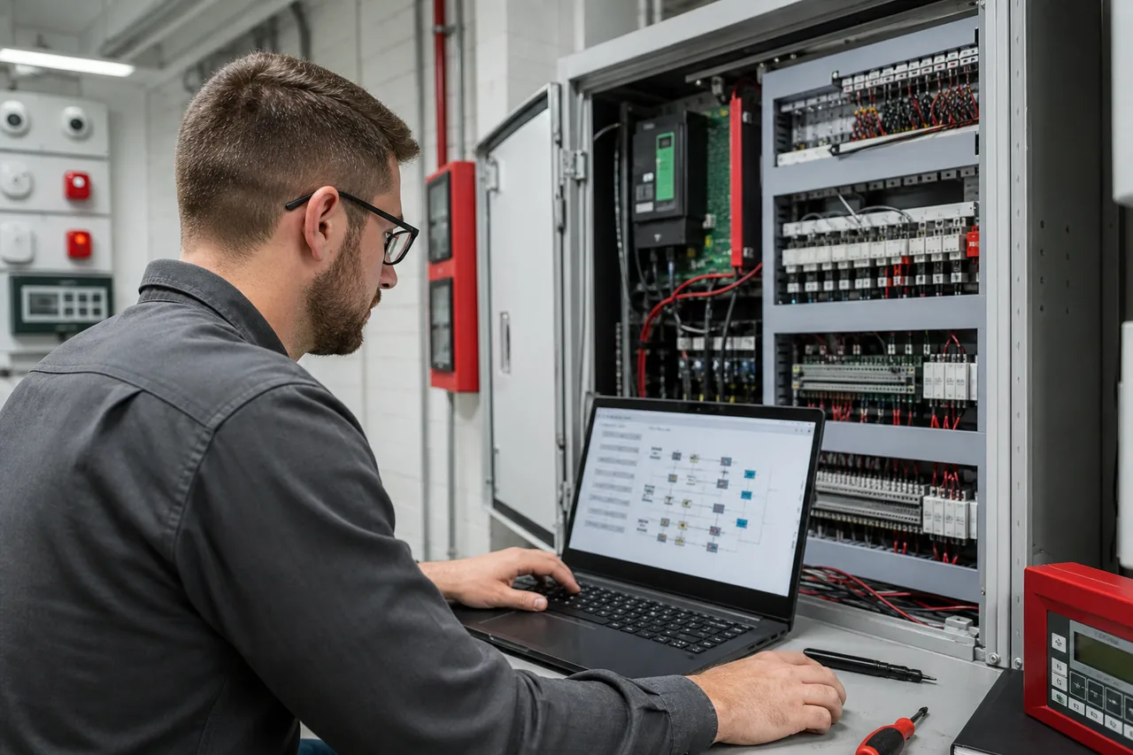 Разработка алгоритма работы пожарной автоматики
